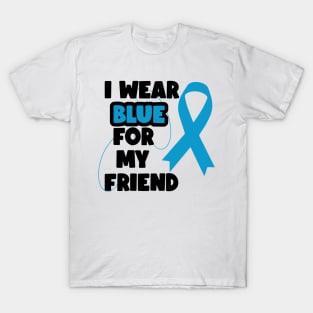 I Wear Blue For Diabetes Awareness T-Shirt